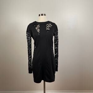 ASOS • Lace Long Sleeve Bodycon Dress